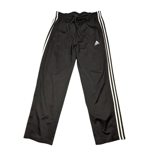 Adidas® Black Three Stripe Track Pants(M)