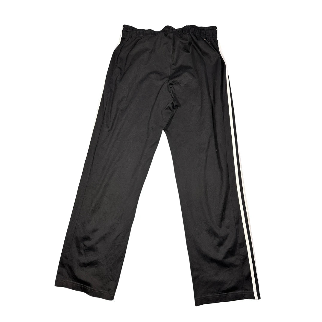 Adidas® Black Three Stripe Track Pants(M)