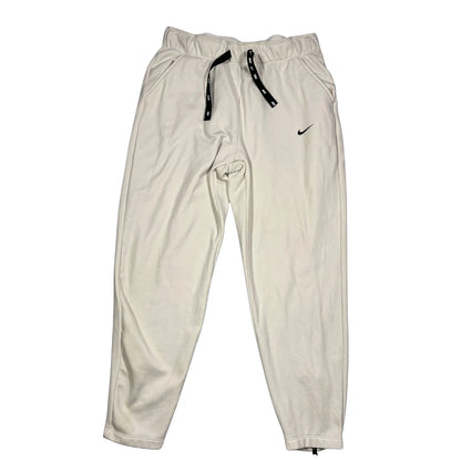Nike® Off White Fleece Jogger Pants(S)