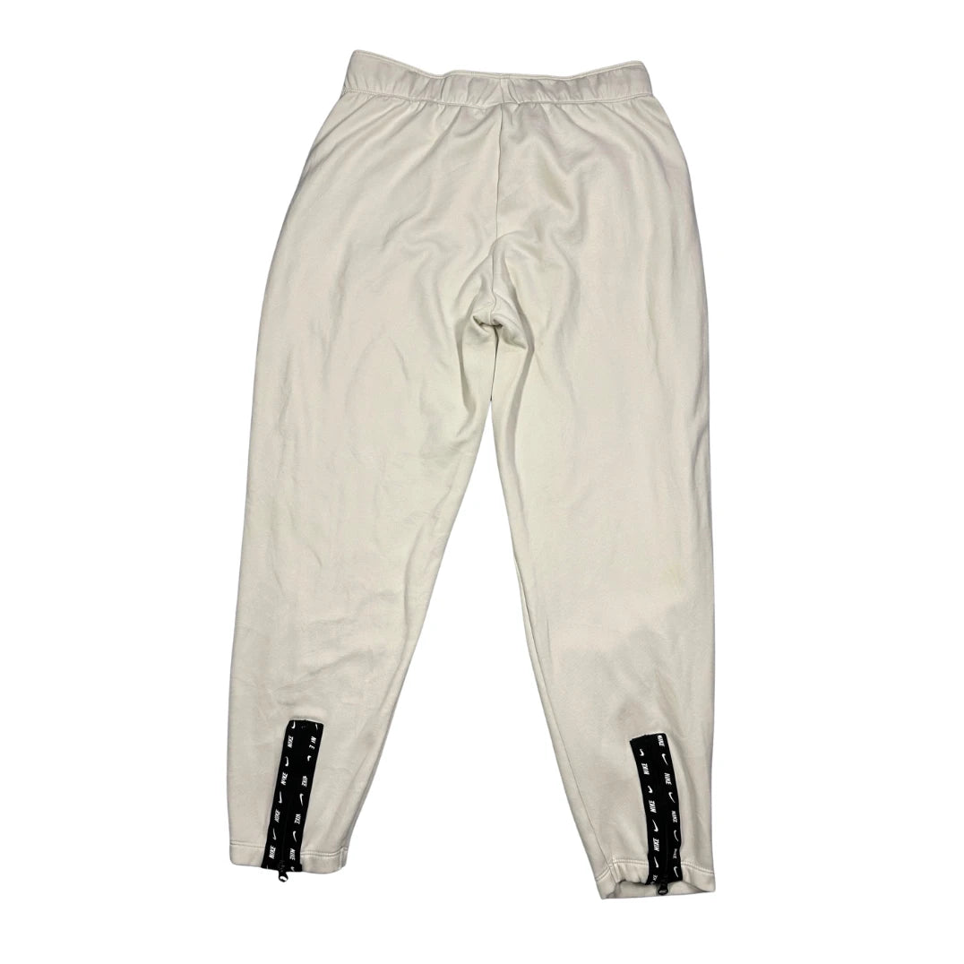 Nike® Off White Fleece Jogger Pants(S)