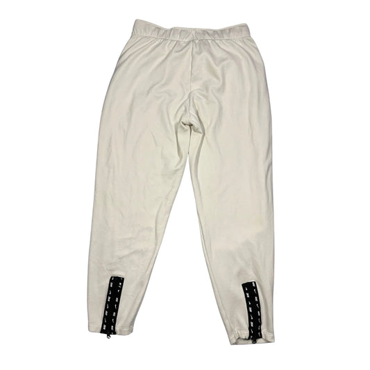 Nike® Off White Fleece Jogger Pants(S)