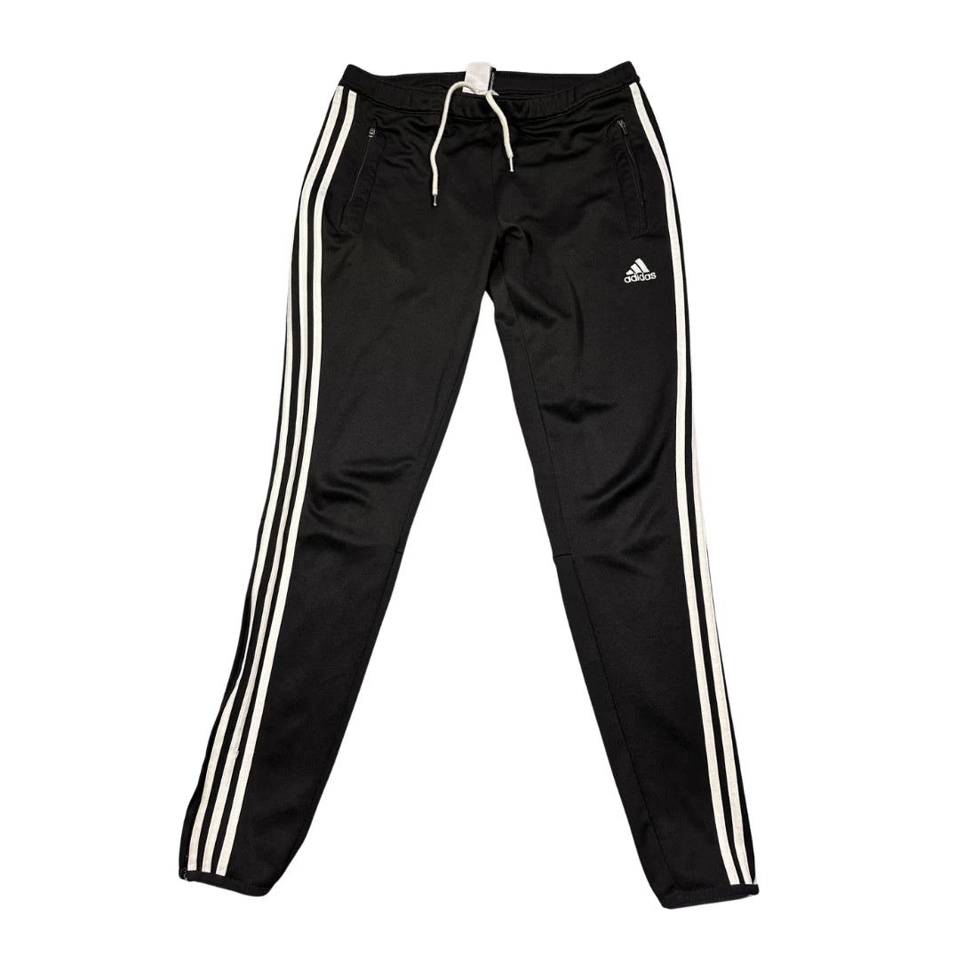 Adidas® Black Three Stripe Training Pants(M)