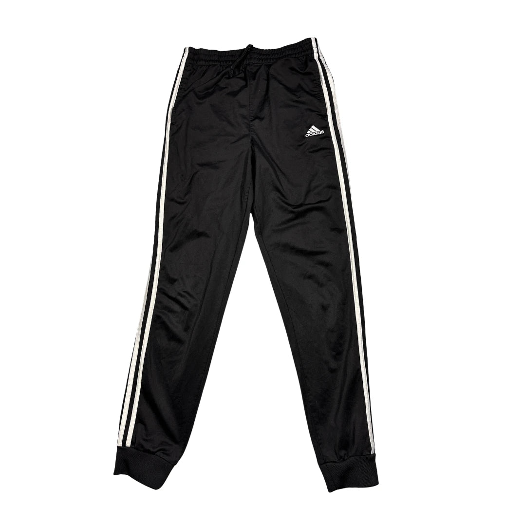 Adidas® Black Three Stripe Track Jogger Trousers(S)