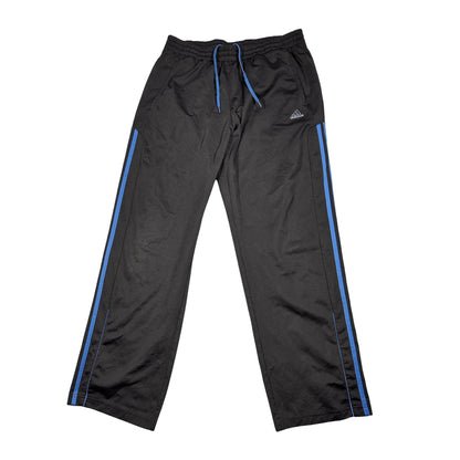 Adidas® Black Blue Performance Track Trousers(M)