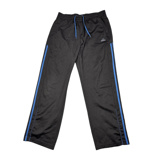 Adidas® Black Blue Performance Track Trousers(M)