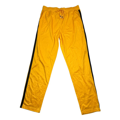 🟡 Yellow Athletic Track Trousers(L)