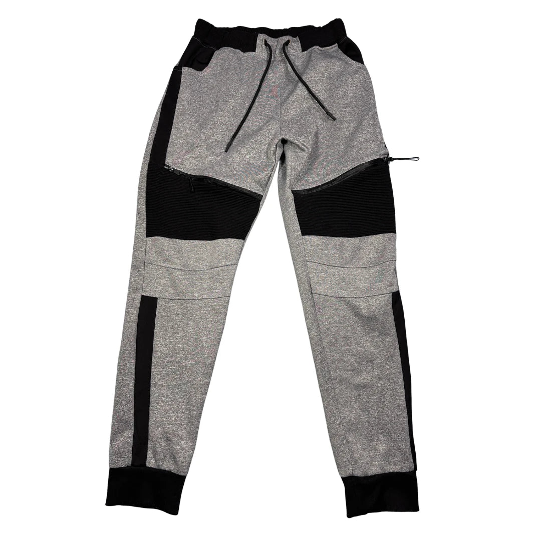 Steve's Jeans® Grey Panel Jogger Trousers(L)