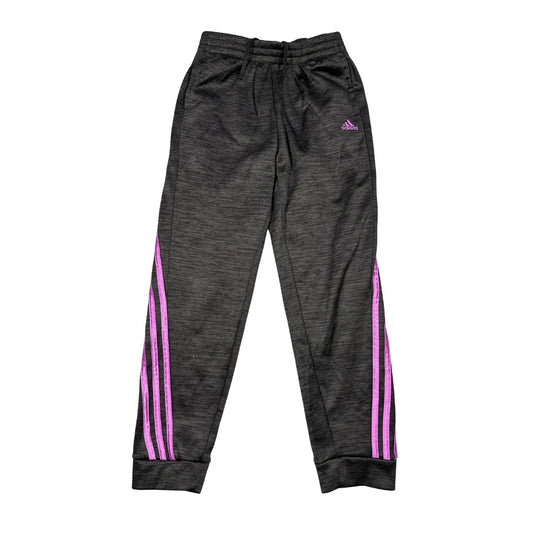 Adidas® Charcoal Purple Slim Fit Jogger Trousers(S)