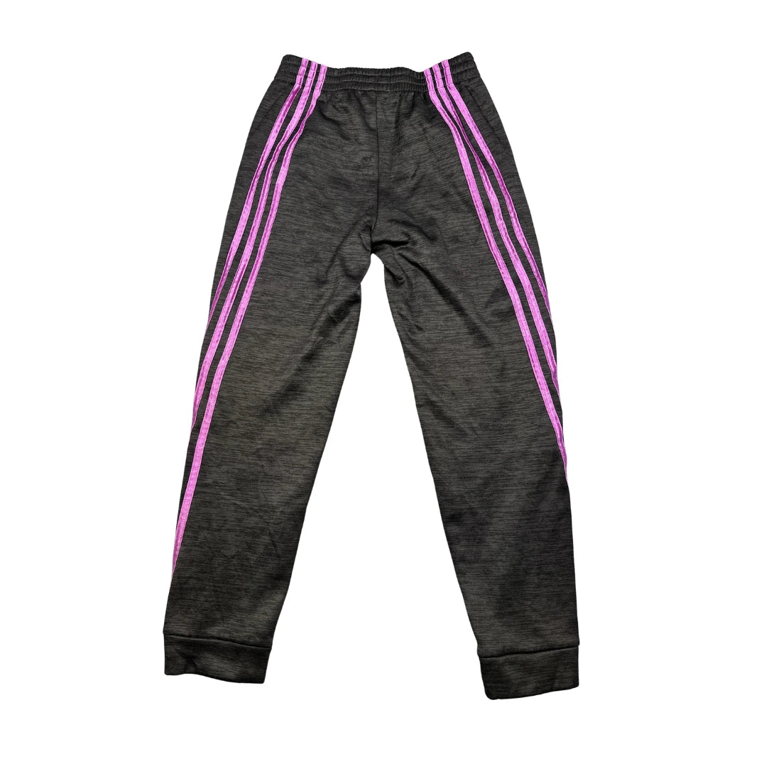 Adidas® Charcoal Purple Slim Fit Jogger Trousers(S)
