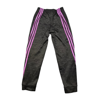 Adidas® Charcoal Purple Slim Fit Jogger Trousers(S)