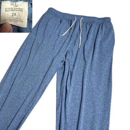 Revolution® Blue Heather Jogger Sweatpants(2XL)