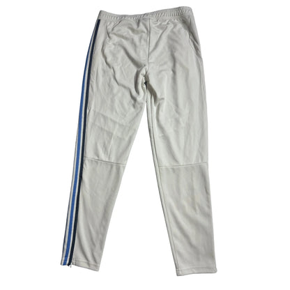 Adidas® White Blue Training Track Pants(L)