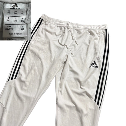 Adidas® White Black Performance Track Pants(2XL)