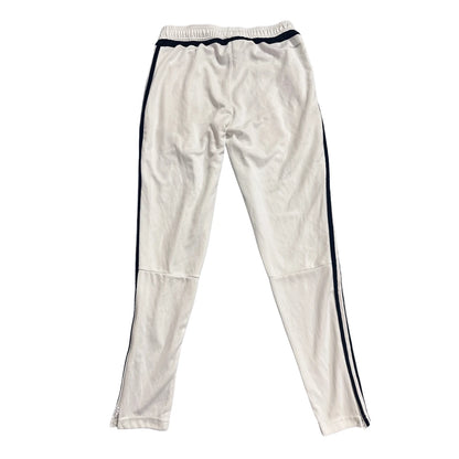 Adidas® White Three Stripe Track Pants(M)