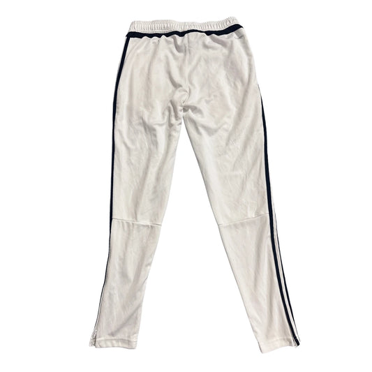 Adidas® White Three Stripe Track Pants(M)