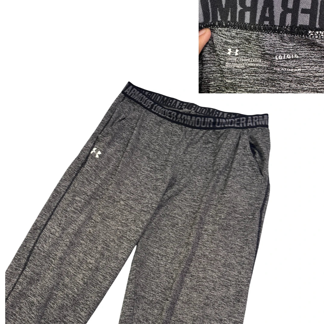 Under Armour® Grey HeatGear Training Pants(L)