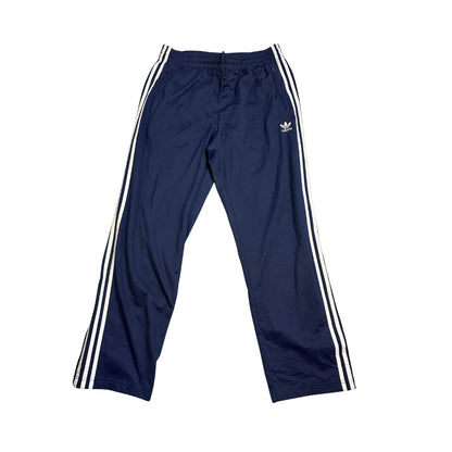 adidas® Blue Three Stripe Track Pants(L)