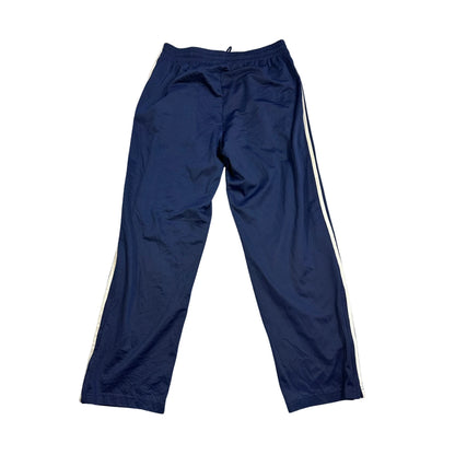 adidas® Blue Three Stripe Track Pants(L)