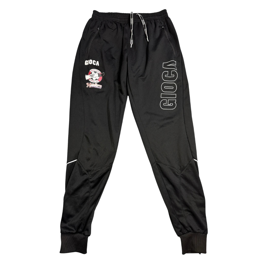 Gioca® Black Athletic Track Pant(M)
