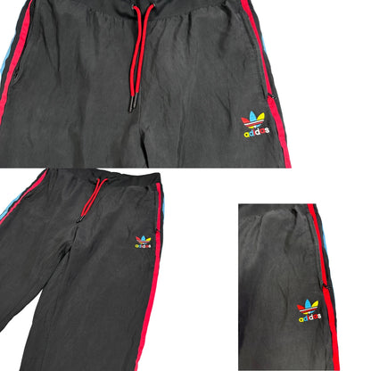 Adidas® Black Trefoil Track Pants(M)