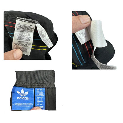 Adidas® Black Trefoil Track Pants(M)