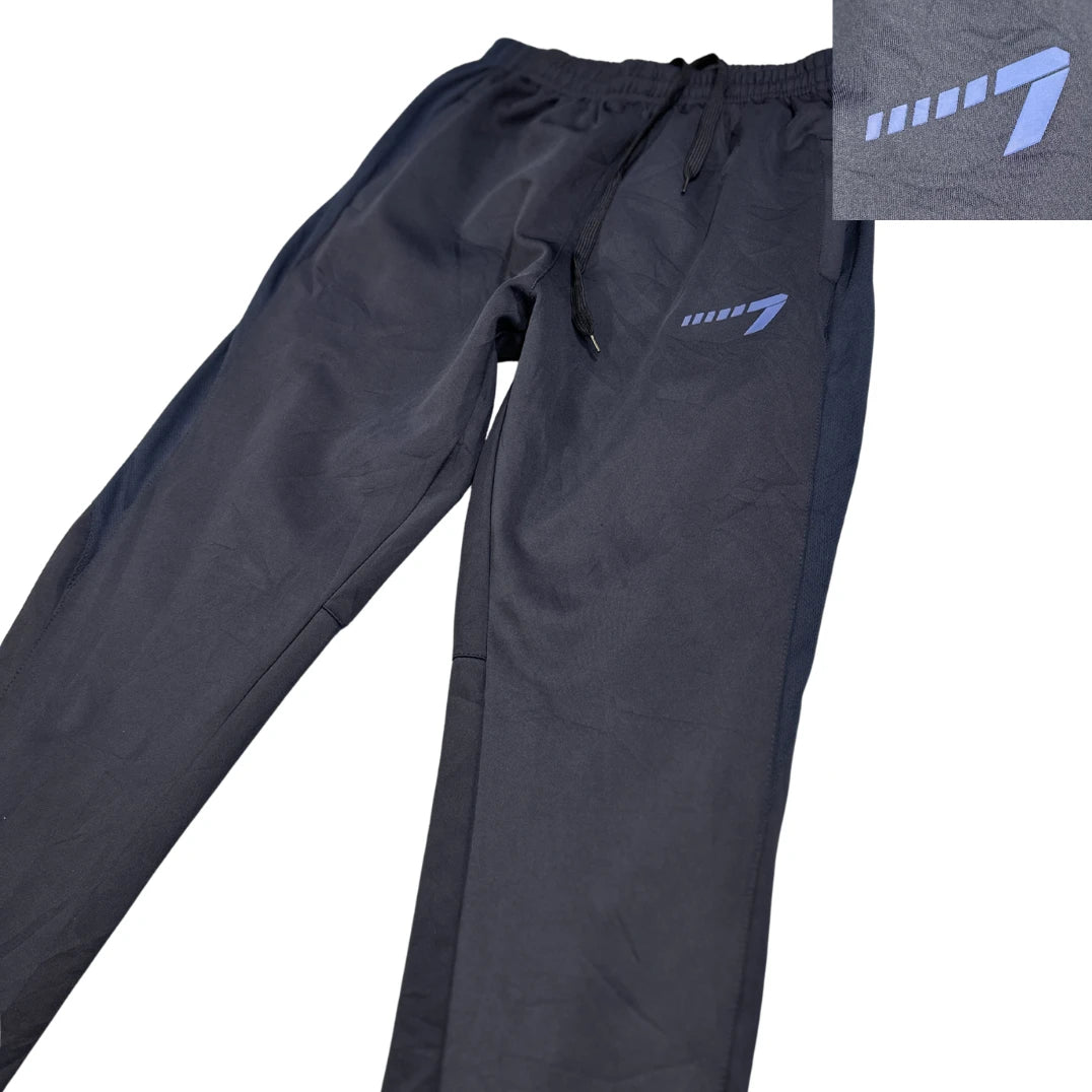 Line Seven® Black Athletic Performance Track Pants(S)