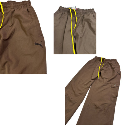 Puma® Brown Cargo Track Pants(L)