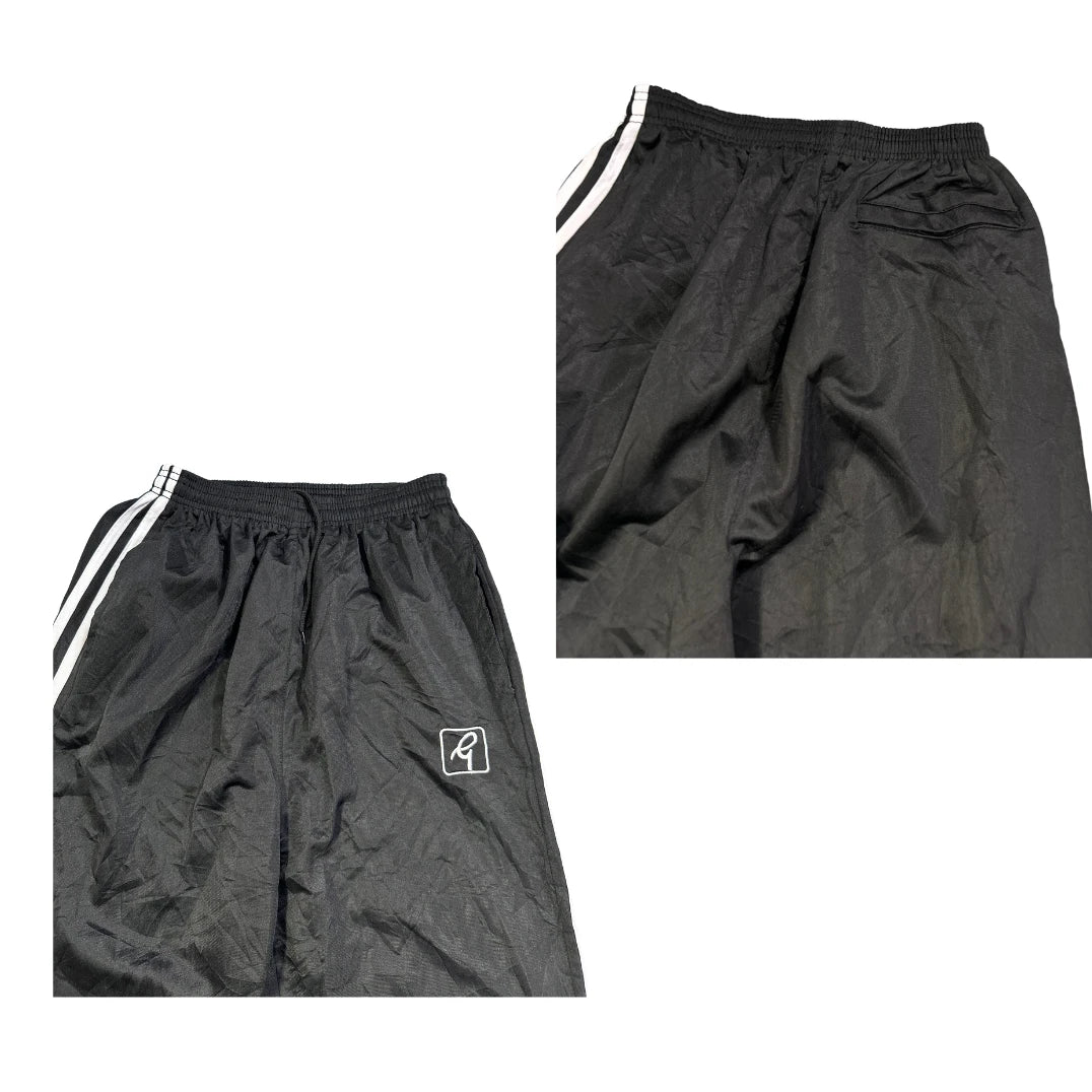 Black Side Stripe Track Pants(M)