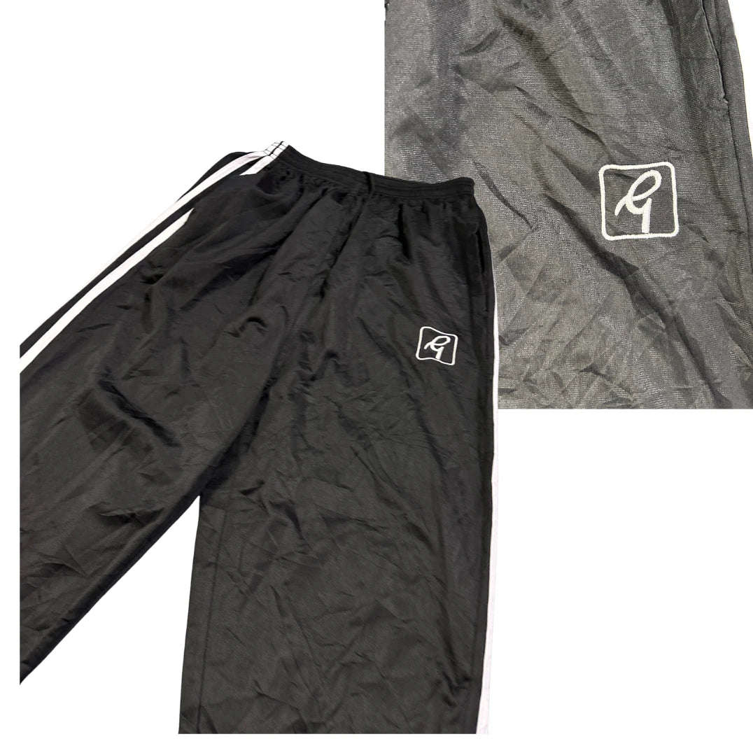 Black Side Stripe Track Pants(M)