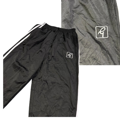 Black Side Stripe Track Pants(M)