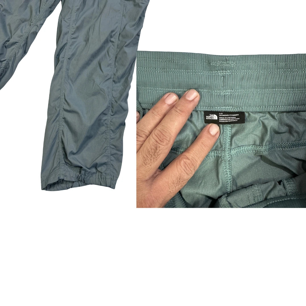 The North Face® Sage Green Women's Outdoor Capri Trousers(L)