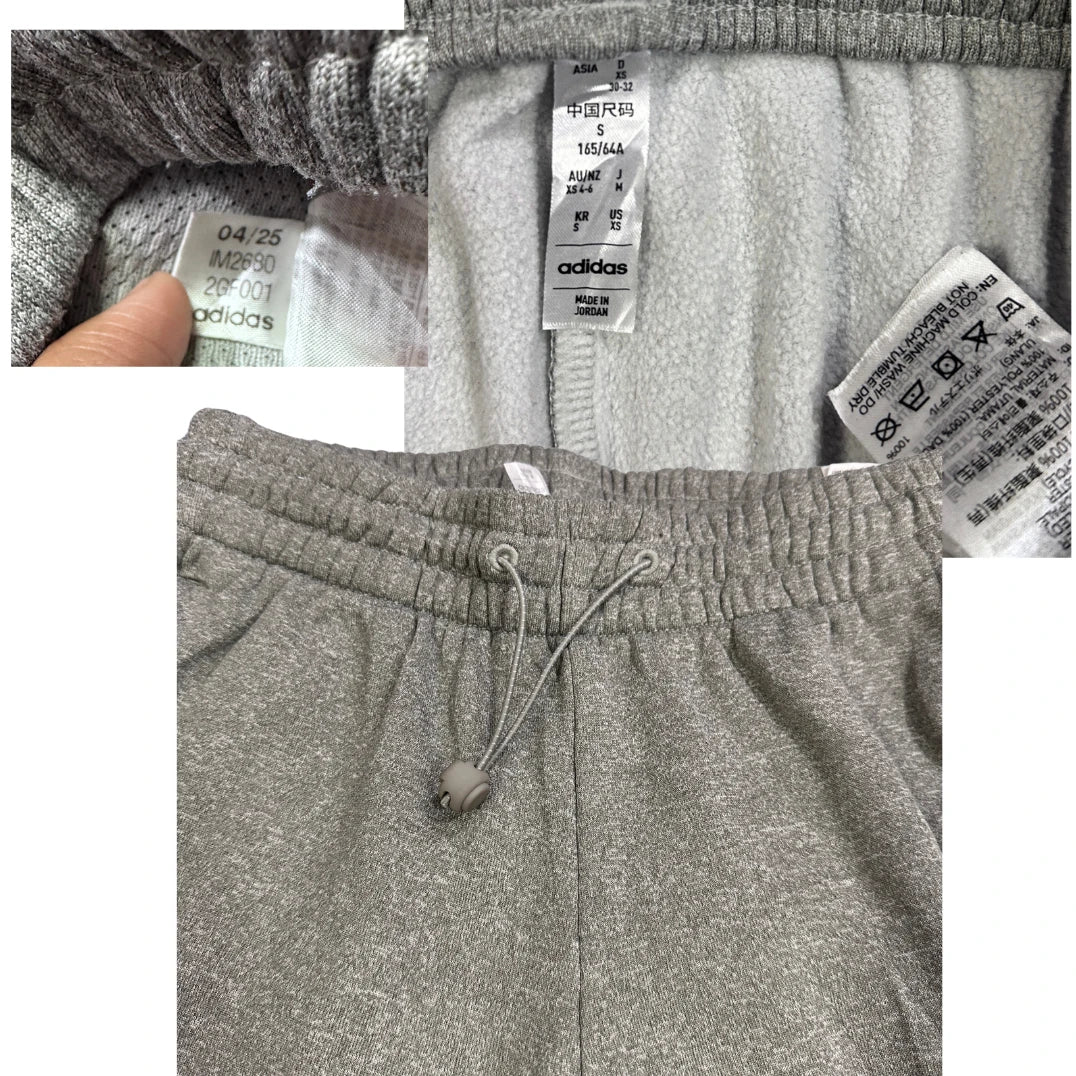 Adidas® Grey Fleece Jogger Trousers(S)