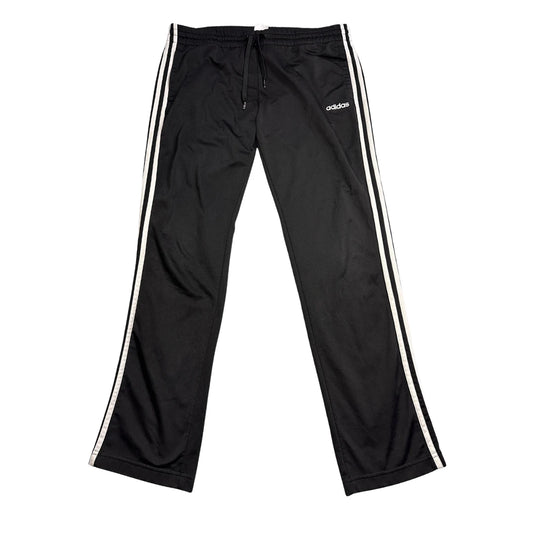 Adidas® Black Three Stripe Track Pants(L)