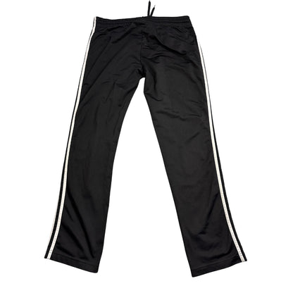 Adidas® Black Three Stripe Track Pants(L)