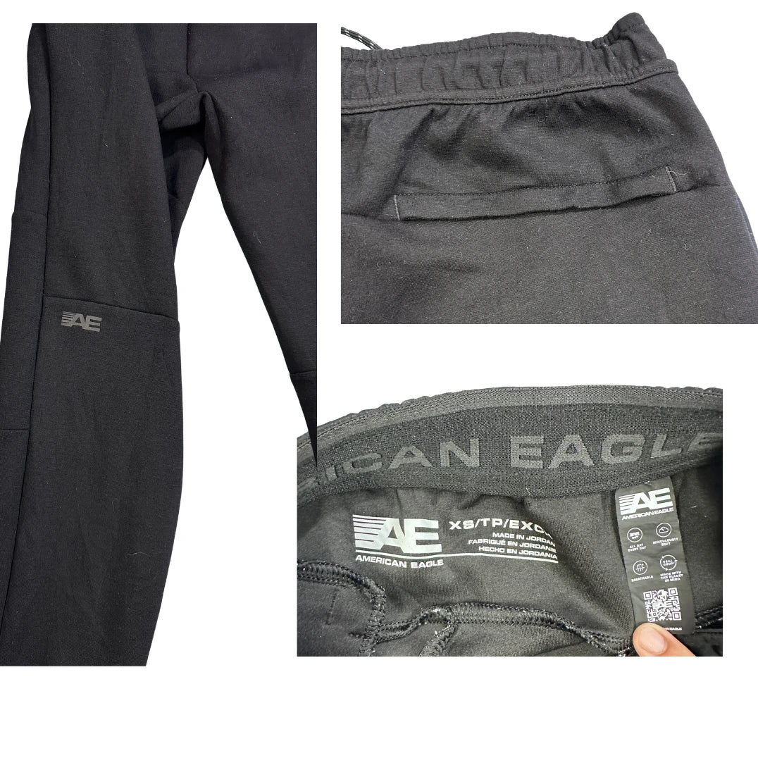 American Eagle® Black Performance Jogger Trousers(XS)