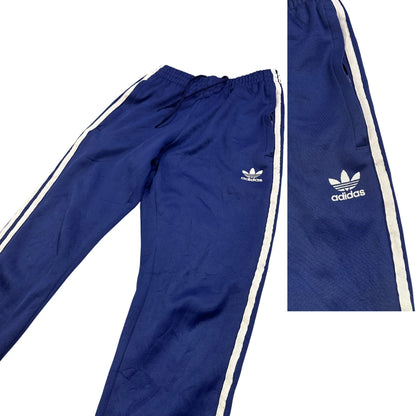 Adidas® Royal Blue Three Stripe Track Jogger Trousers(S)