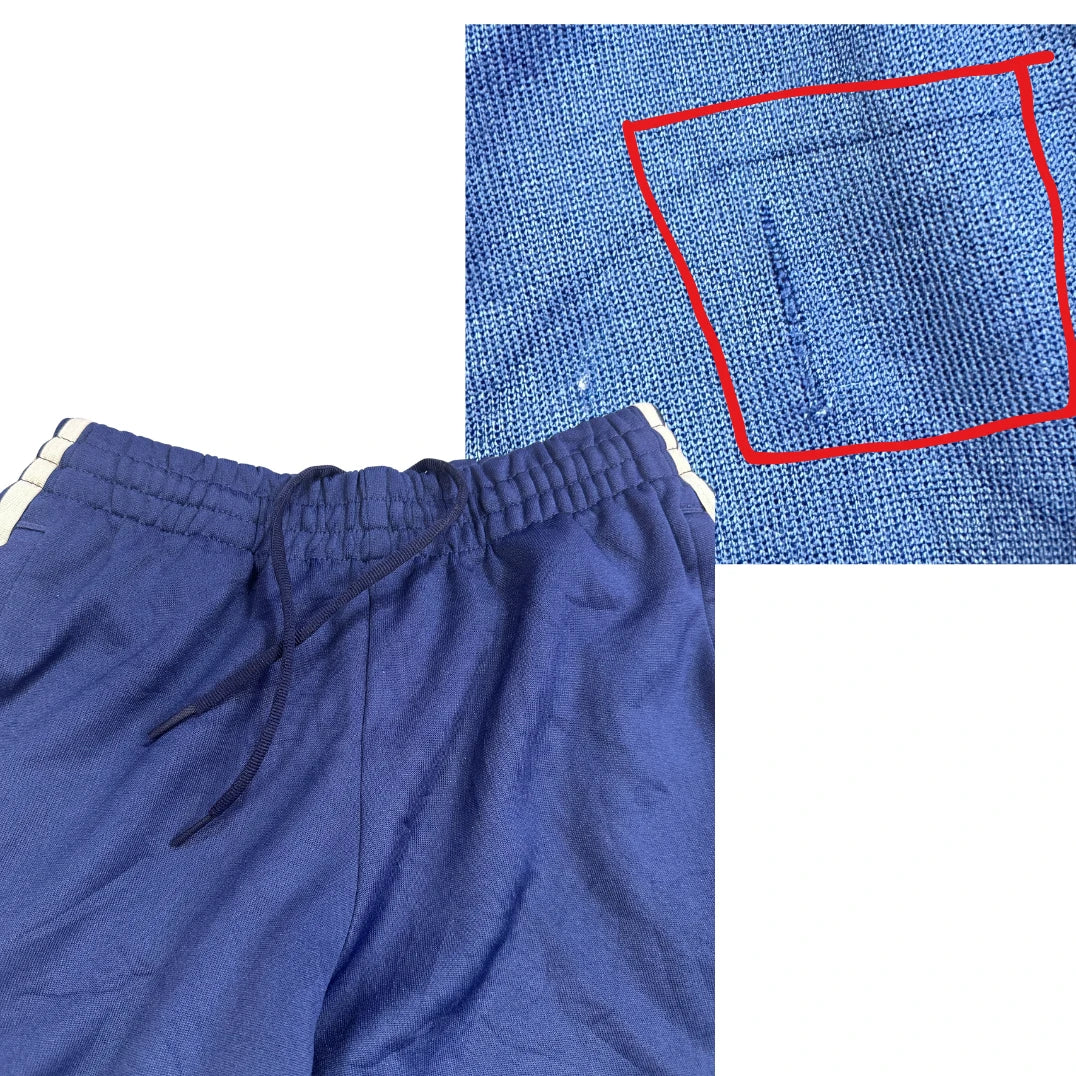 Adidas® Royal Blue Three Stripe Track Jogger Trousers(S)