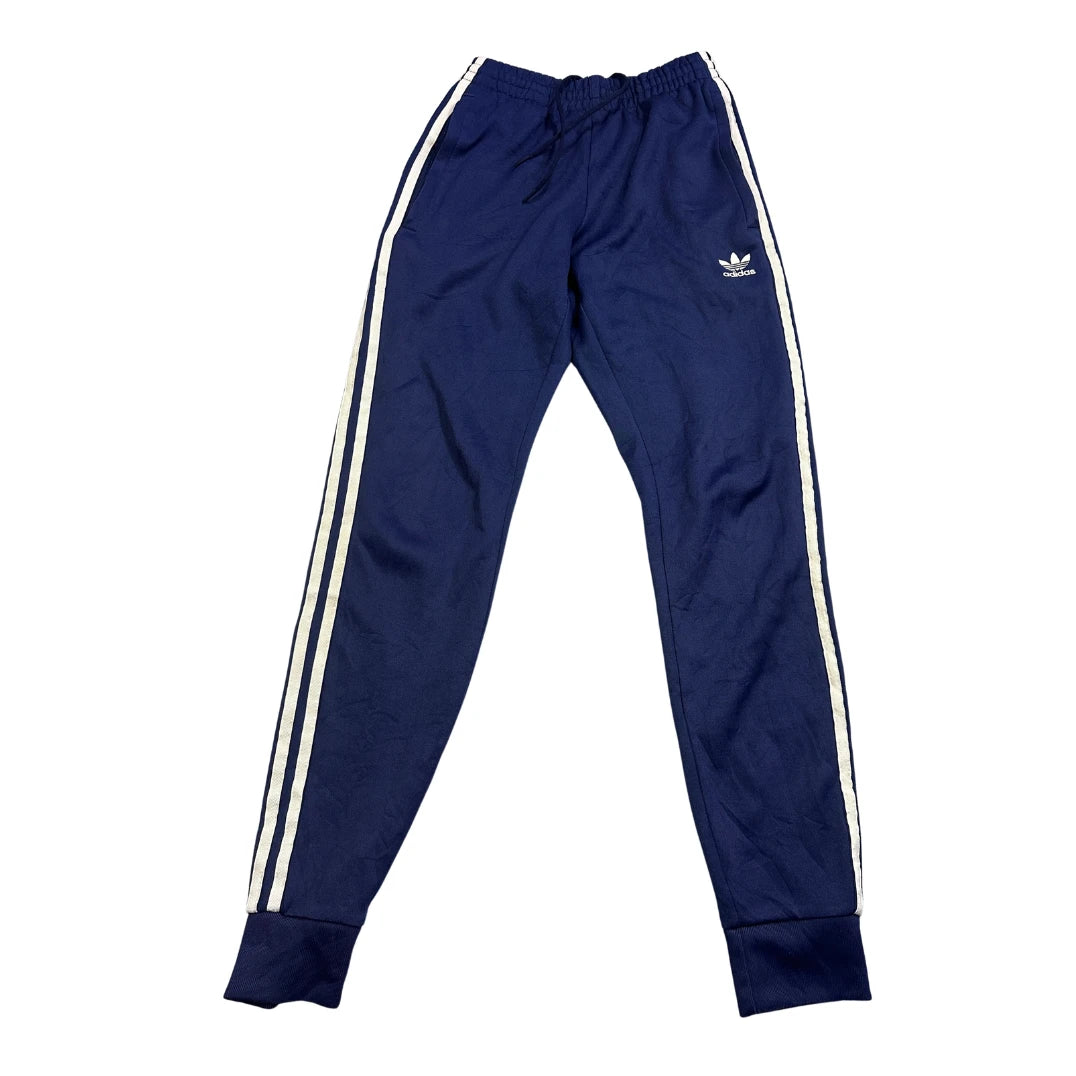 Adidas® Royal Blue Three Stripe Track Jogger Trousers(S)
