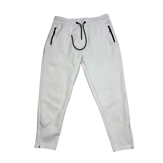 Zara® White Casual Jogger Pants(L)