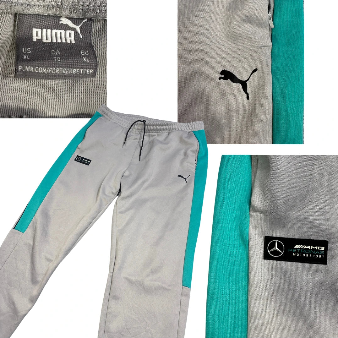 Puma® Grey Mercedes-AMG Petronas Sports Track Trousers(XL)
