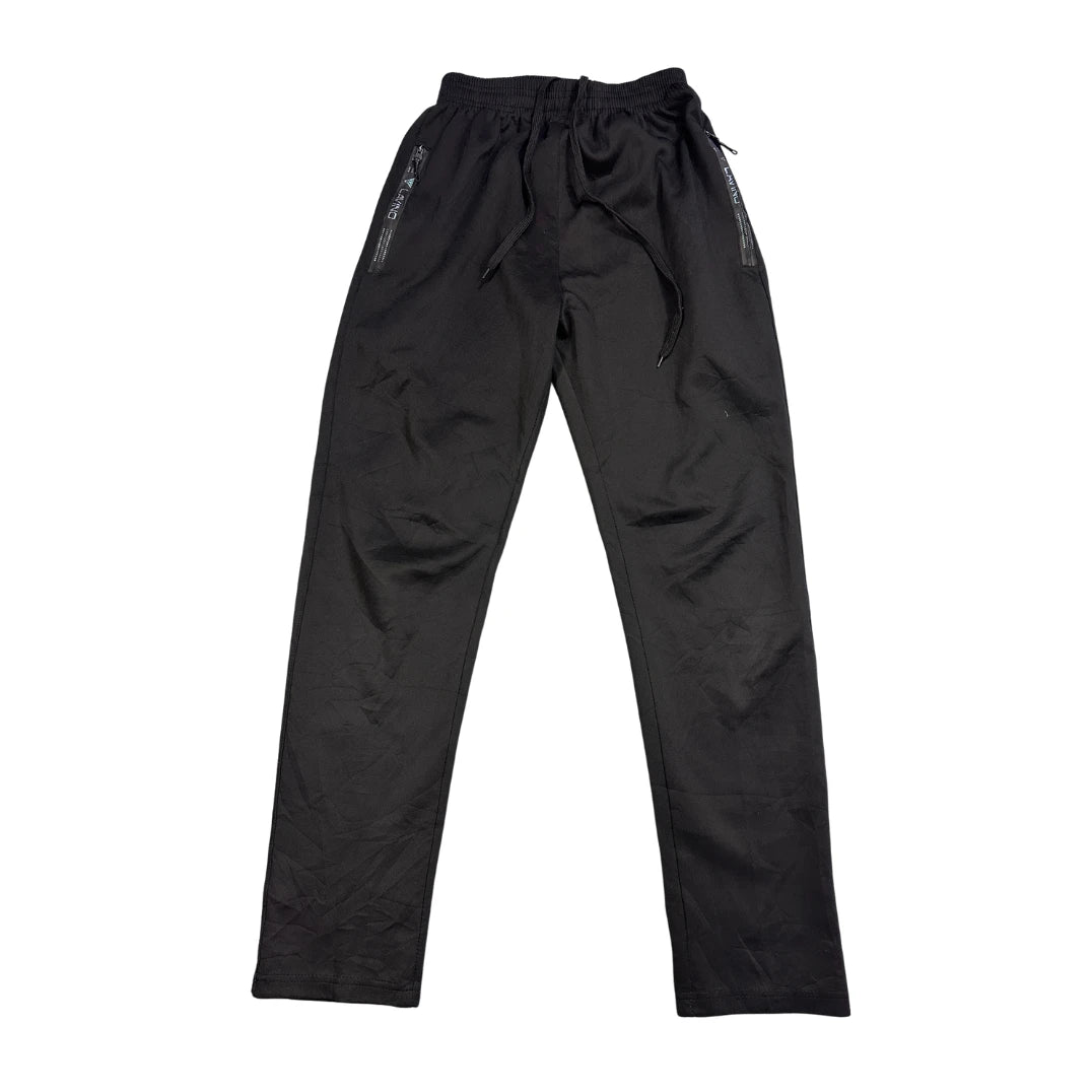 Lavino® Black Zip Pocket Performance Trousers(S)