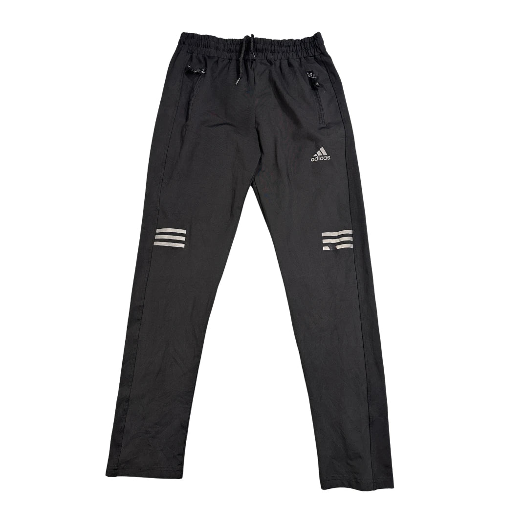 Adidas® Black Reflective Sports Training Trousers(S)