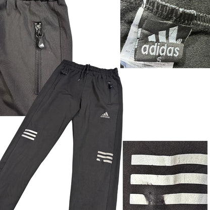 Adidas® Black Reflective Sports Training Trousers(S)