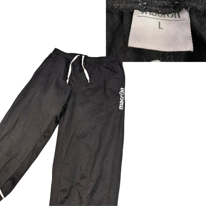 Macron® Black Sports Track Pants(L)
