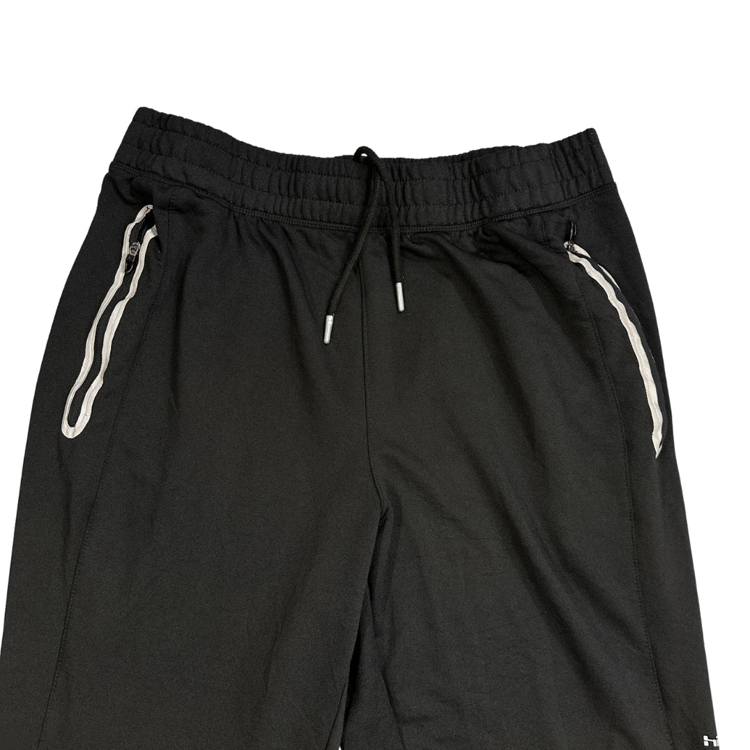 HIND® Black Athletic Performance Jogger Trousers(L)