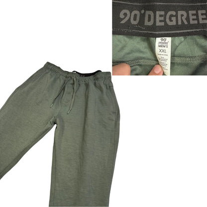 90 Degree® Olive Green Jogger Trousers(2XL)