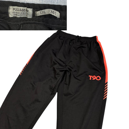 Pull&Bear® Black Sports Track Pants(S)
