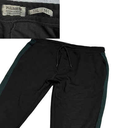 Pull&Bear® Black Casual Jogger Pants(XL)