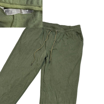 Katies® Olive Green Casual Lounge Pants(L)