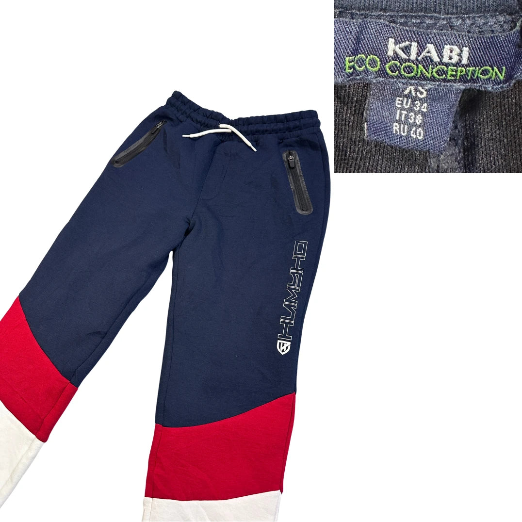 Kiabi® Navy Color Block Jogger Trousers(S)